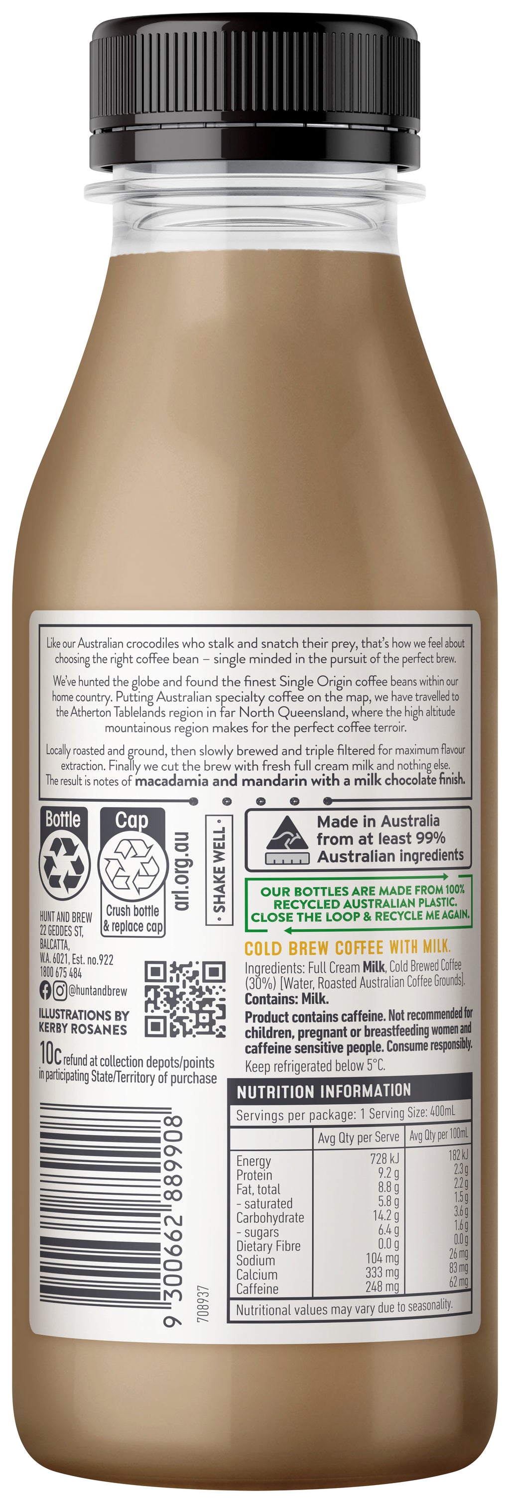 AUSTRALIA COLD BREW COFFEE 400ml