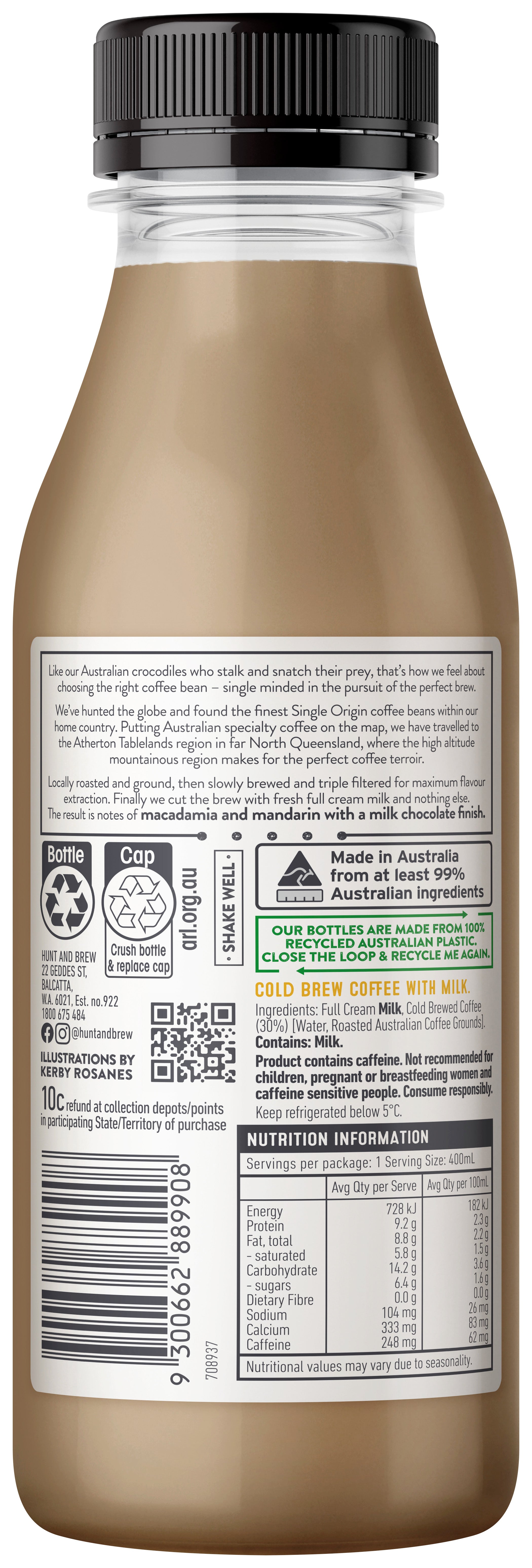 AUSTRALIA COLD BREW COFFEE 400ml
